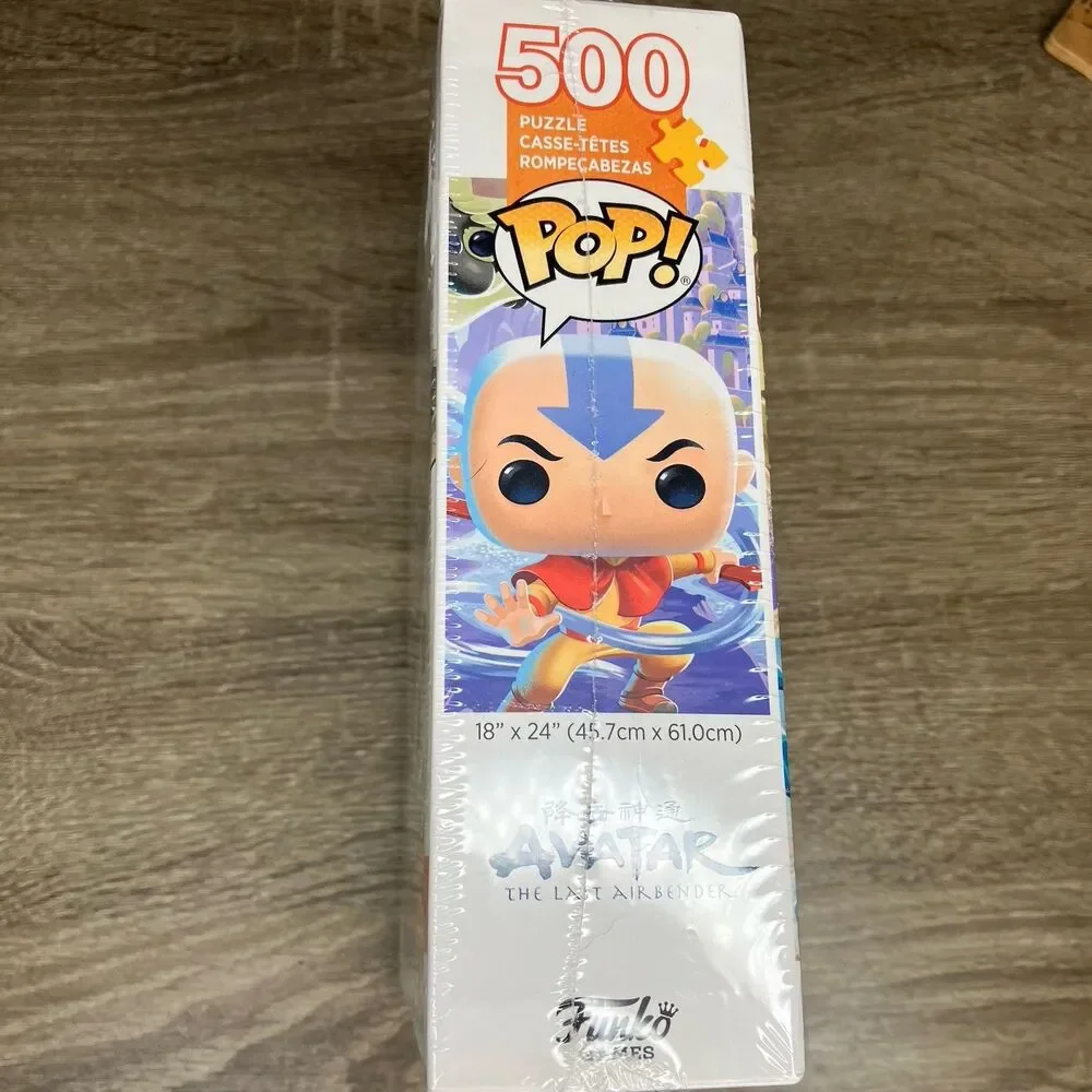 Funko Puzzle Avatar The Last Airbender Aang Zuko Toph Katara Sokka 500 Pieces